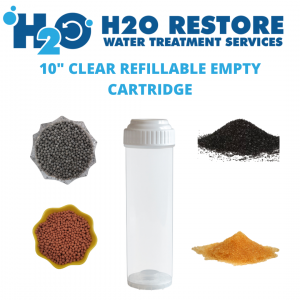 10 inch Refillable Empty Clear Cartridge