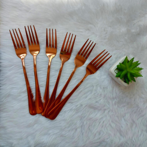 24 pcs Stainless Steel Cutlery Set - Rose Gold